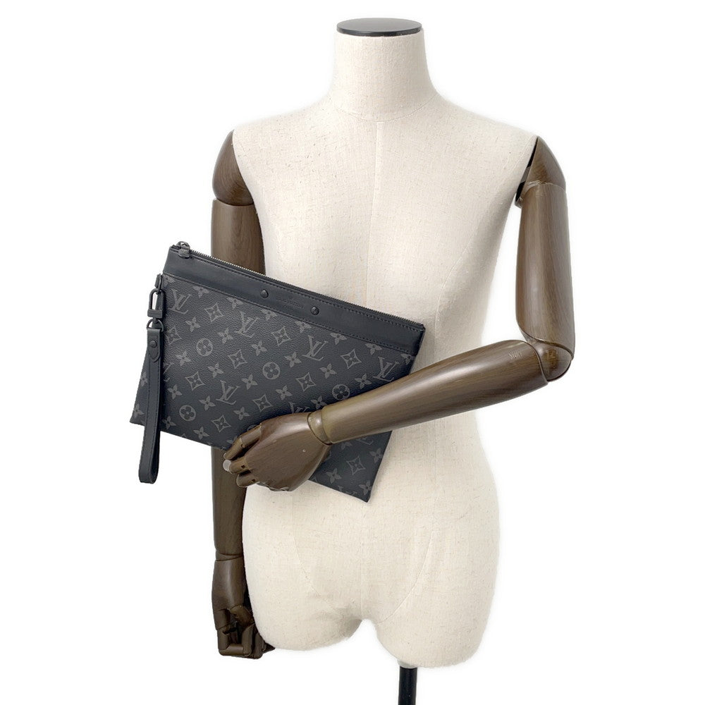 LOUIS VUITTON Pochette to Go NoirM81569 Monogram Eclipse