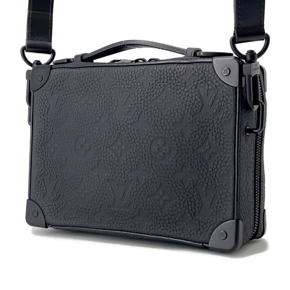 LOUIS VUITTON Handle ? Soft Trunk NoirM59163 Monogram Taurillon Leather
