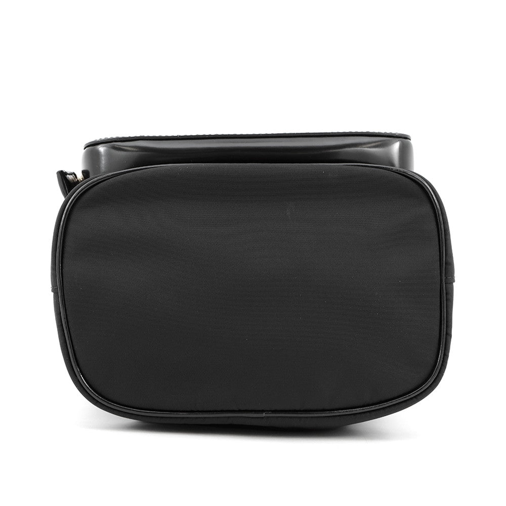PRADA Re-Nylon Duet Bucket 2-way Bag Black1BH038 Nylon Patent Leather