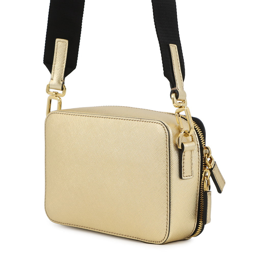 PRADA Triangle Logo Brique Shoulder Bag Gold2VH070 Saffiano LeatherLeather