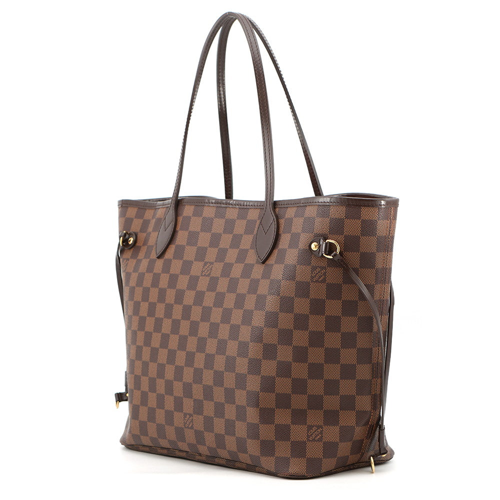LOUIS VUITTON Neverfull CeriseN51105 Damier Ebene Canvas Size MM