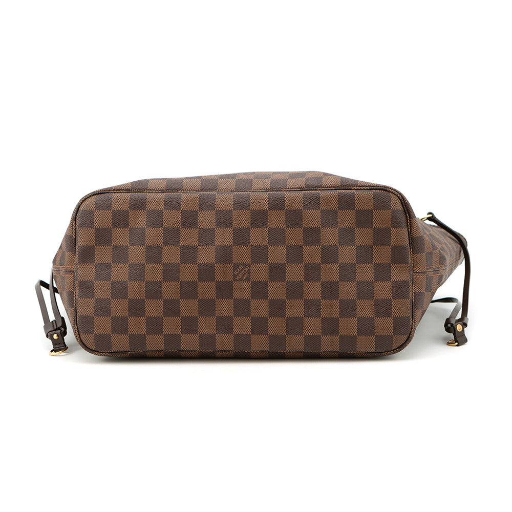 LOUIS VUITTON Neverfull CeriseN51105 Damier Ebene Canvas Size MM