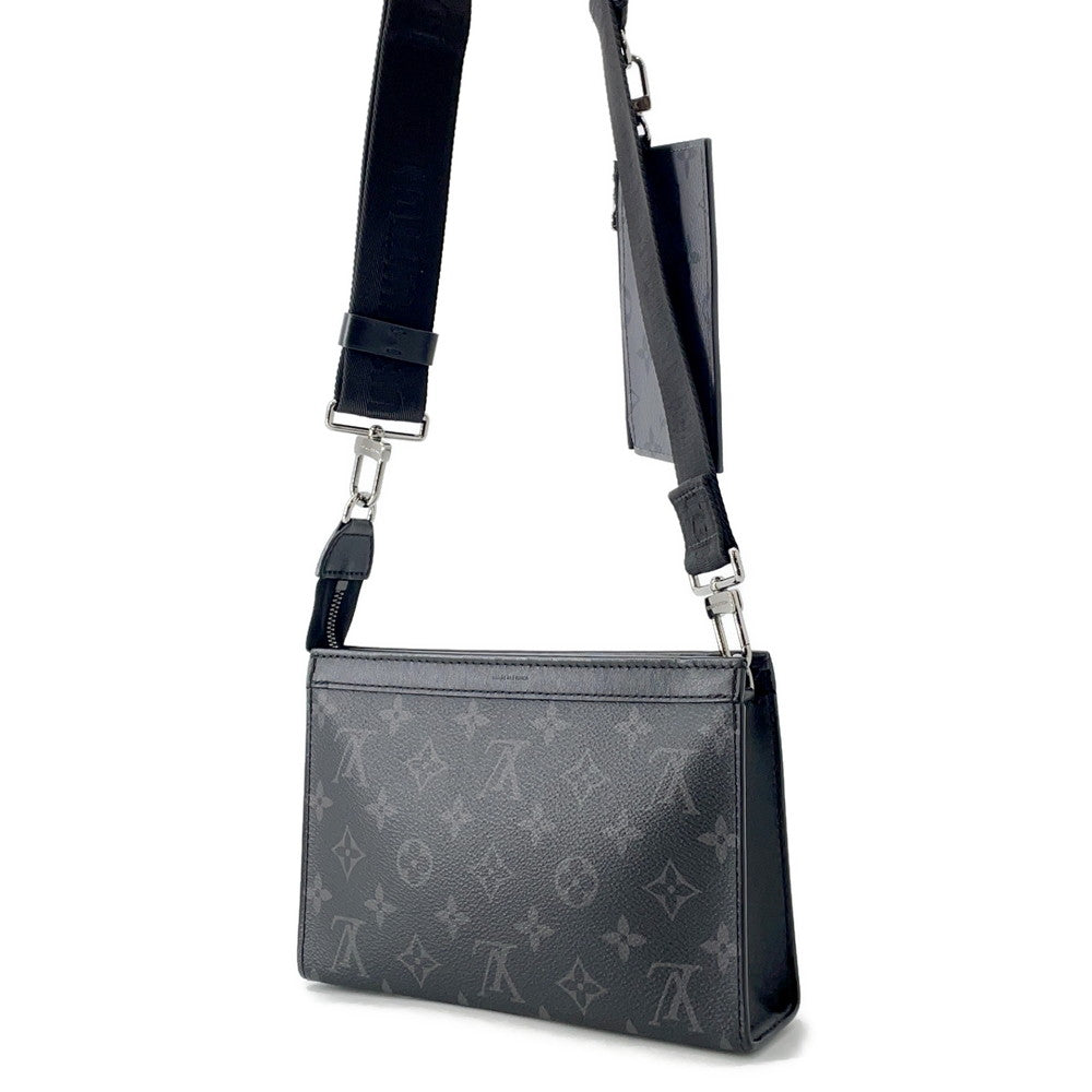 LOUIS VUITTON Gaston Wearable Wallet NoirM81124 Monogram Eclipse Reverse