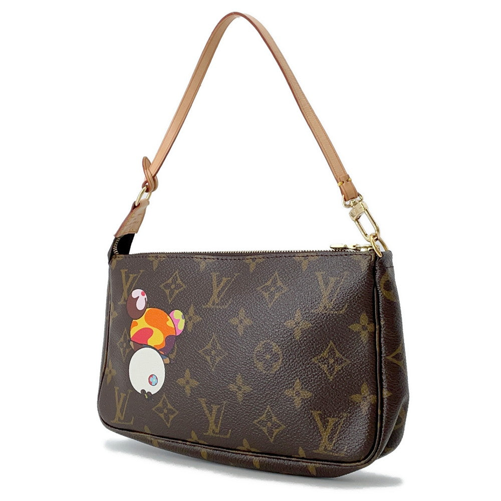 LOUIS VUITTON Pochette Accessoires BrownM51981 Monogram Panda Takashi Murakami