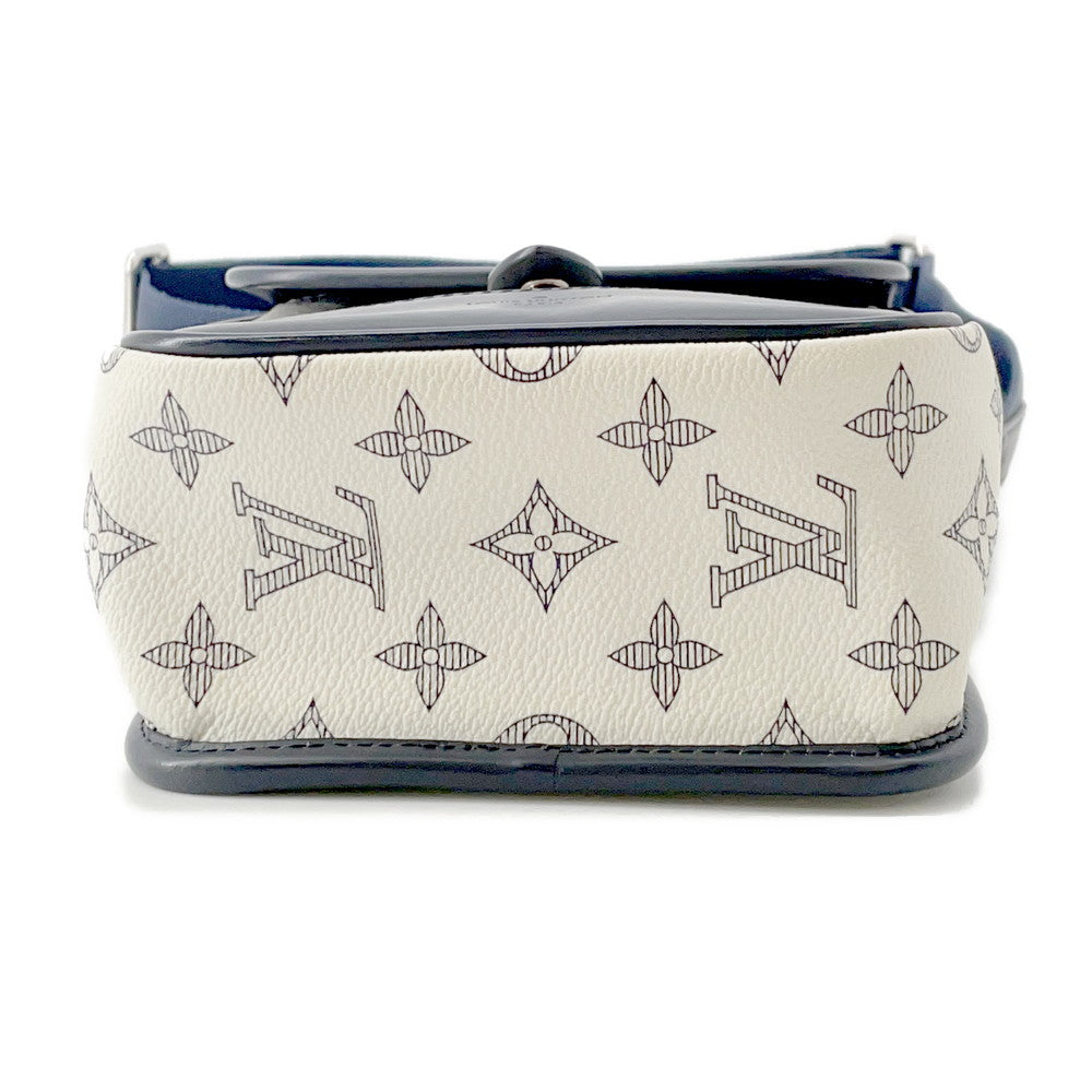 LOUIS VUITTON Messenger White/NavyM54247 Monogram Savannah Chapman Brothers Size BB