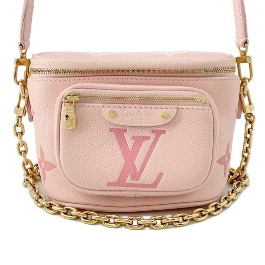 LOUIS VUITTON Mini Bumbag PinkM82347 Bicolor Monogram Empreinte Leather