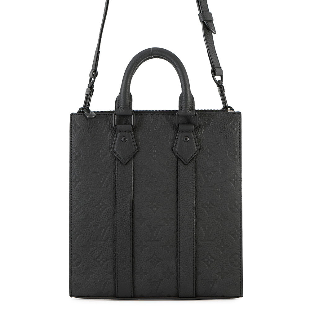 LOUIS VUITTON Sac Plat BlackM21884 Monogram?Taurillon