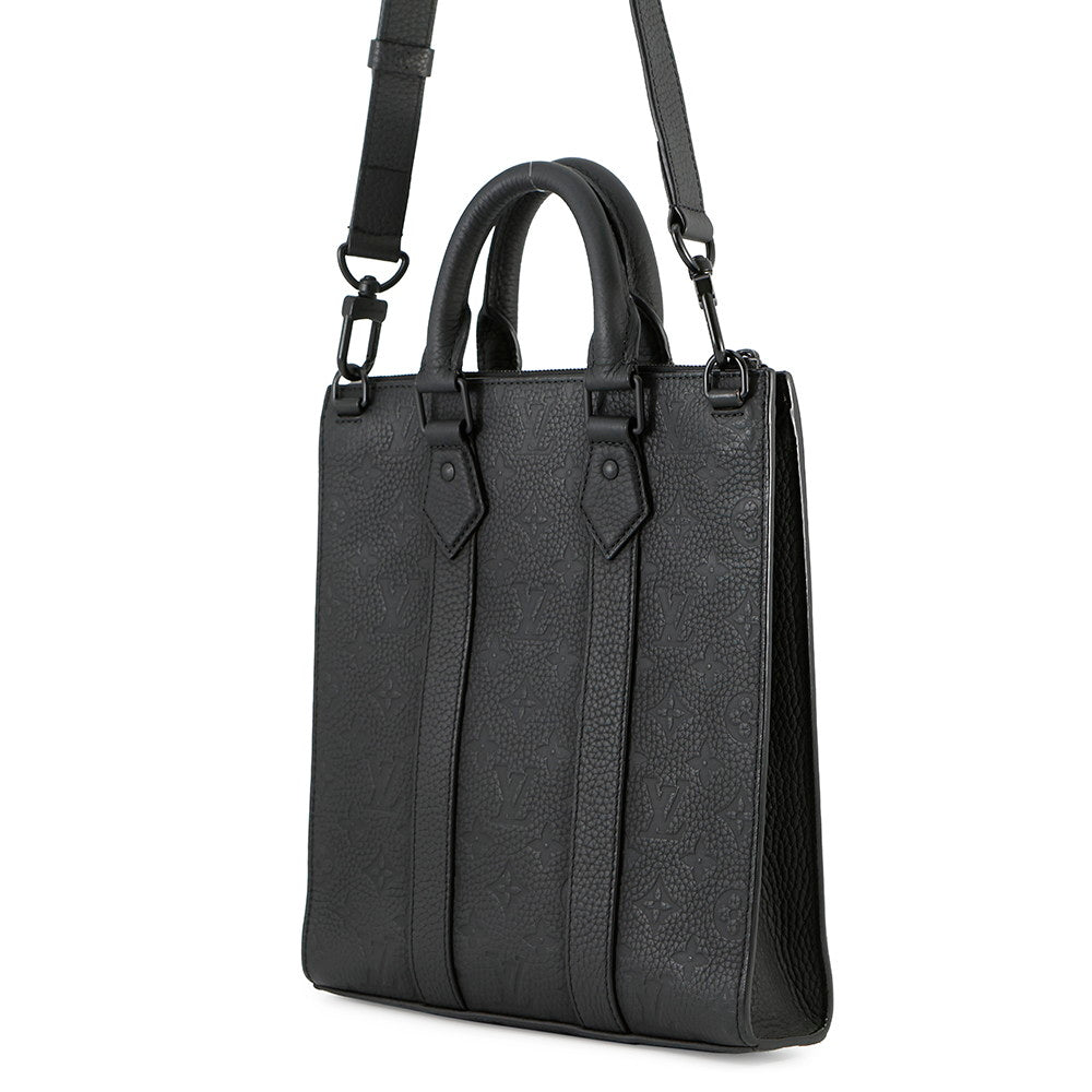 LOUIS VUITTON Sac Plat BlackM21884 Monogram?Taurillon