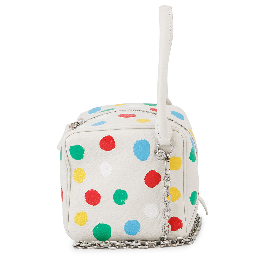 LOUIS VUITTON Square Bag LVxYK China Exclusive White/Multicolor Monogram Empreinte Leather