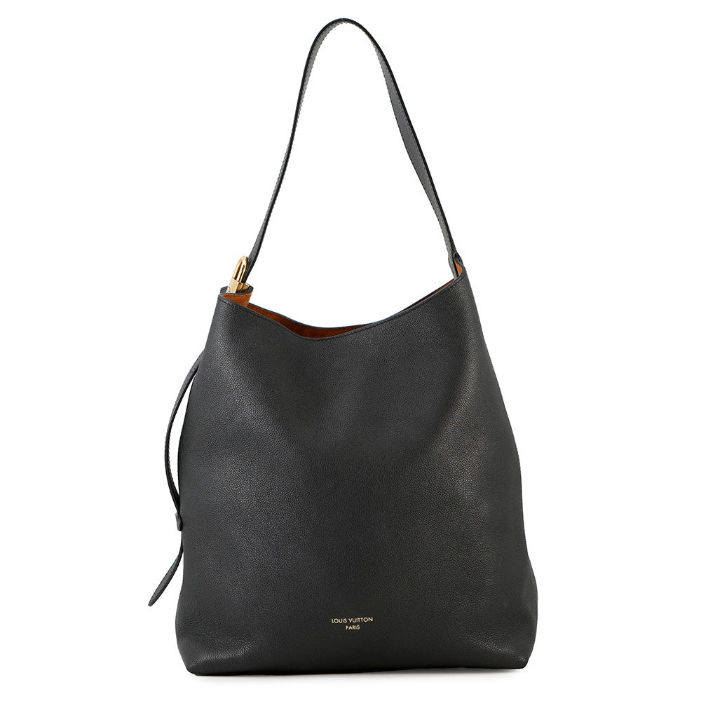 LOUIS VUITTON Lowkey Hobo NoirM24856 Grained Calf Leather Size MM