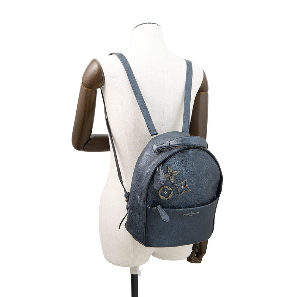 LOUIS VUITTON Sorbonne Dark BlueM43741 Monogram Empreinte Leather Monogram Flower