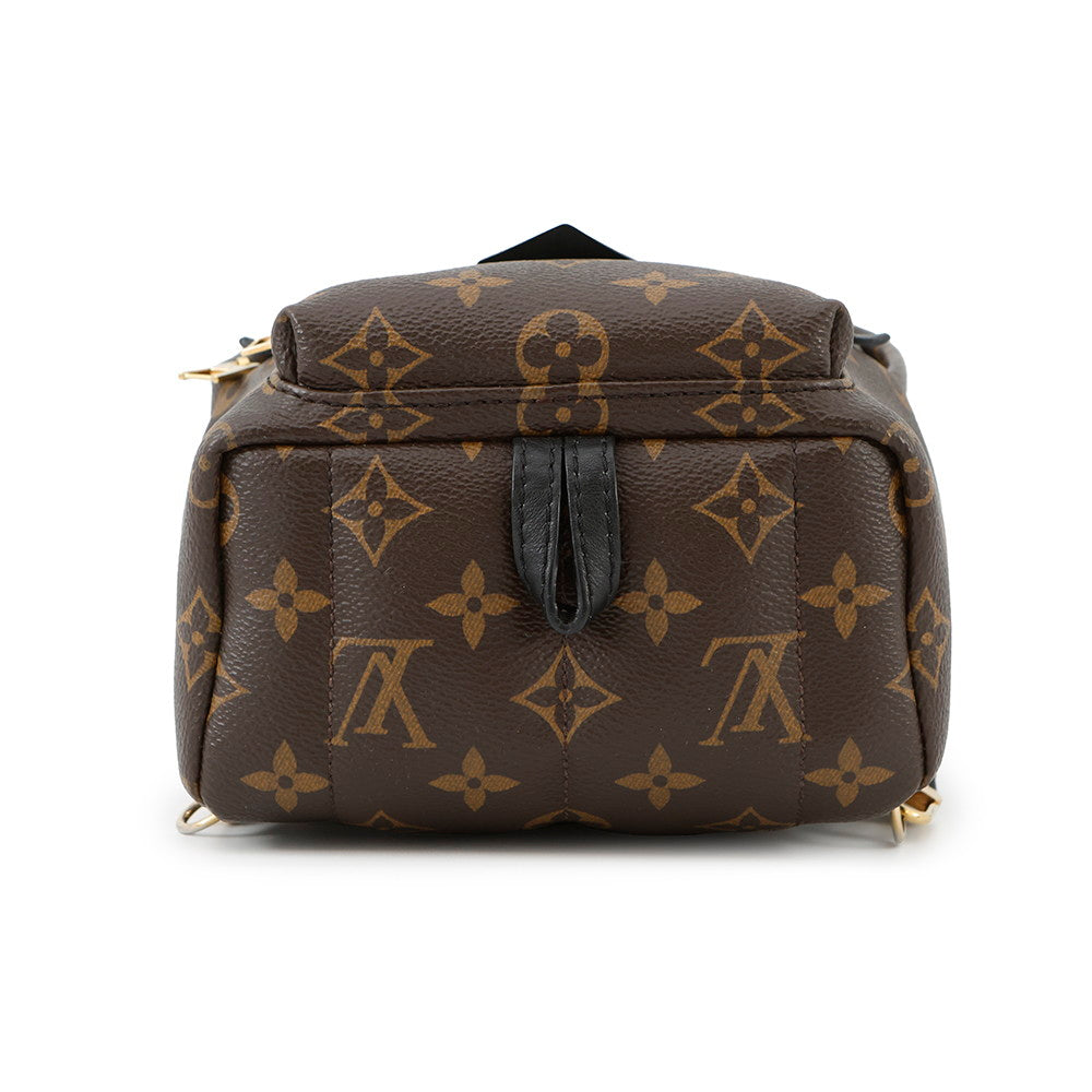 LOUIS VUITTON Palm Springs Backpack NoirM41562 Monogram Size MINI