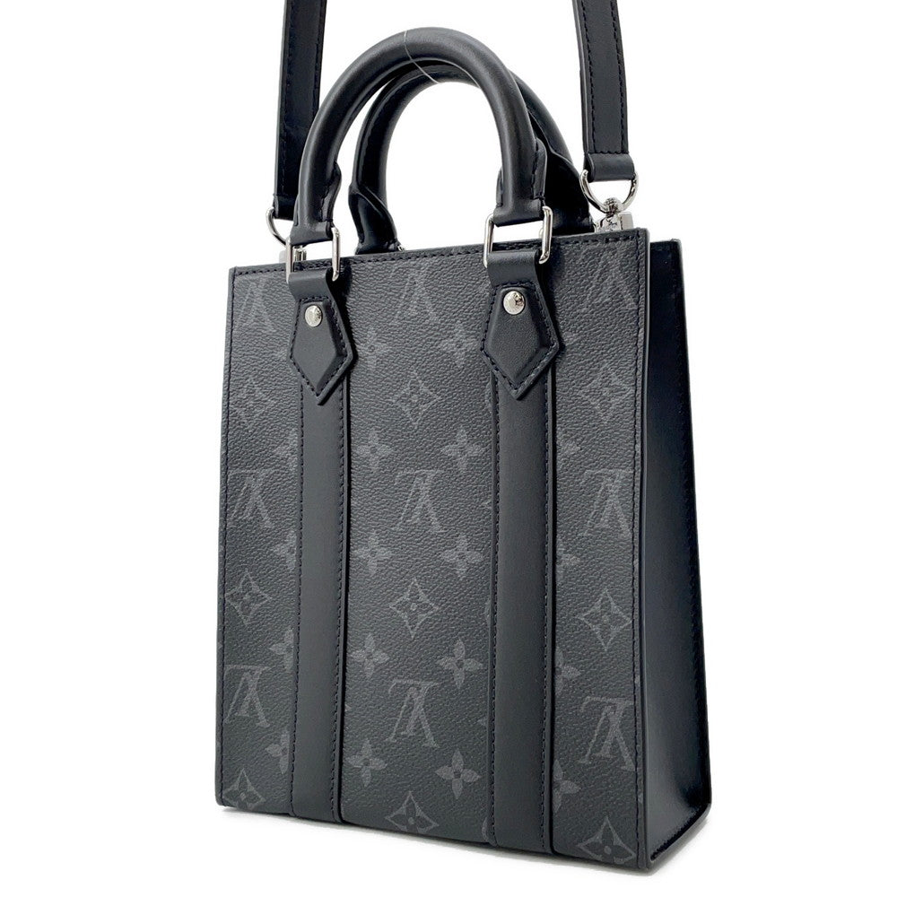 LOUIS VUITTON Sac Plat NoirM46453 Monogram Eclipse Size MINI