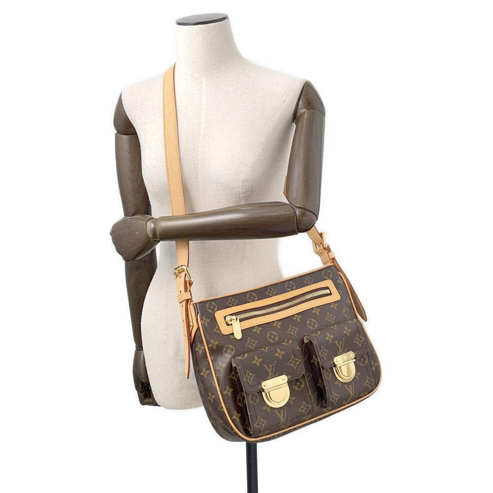 LOUIS VUITTON Hudson BeigeM40045 Monogram Size GM