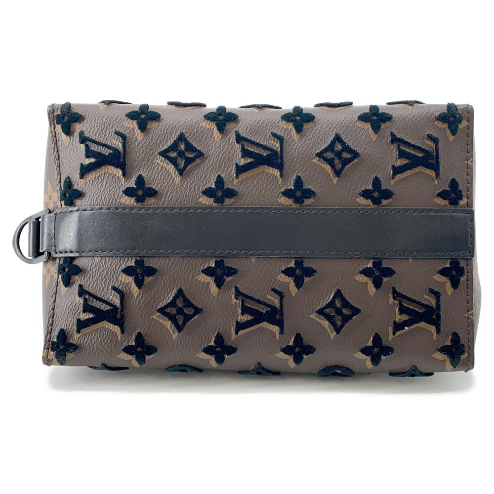 LOUIS VUITTON Triangle Messenger NoirM45070 Monogram / Toughtage