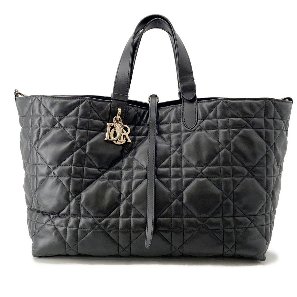 Dior Macrocannage to Jules BlackM2820OSHJ_M900 Calf Leather Size Large