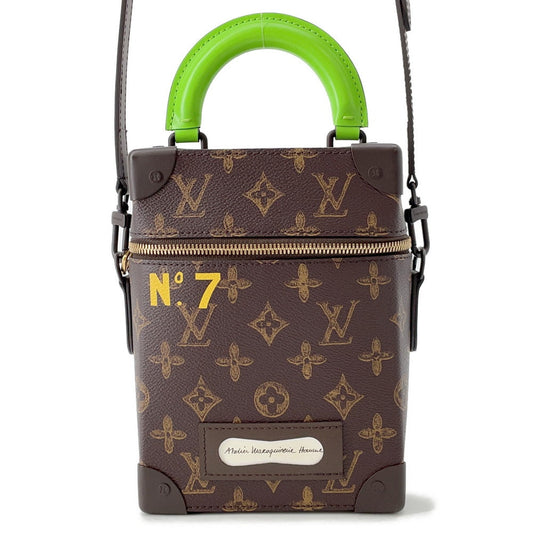 LOUIS VUITTON Vertical Box Trunk GreenM59664 Monogram