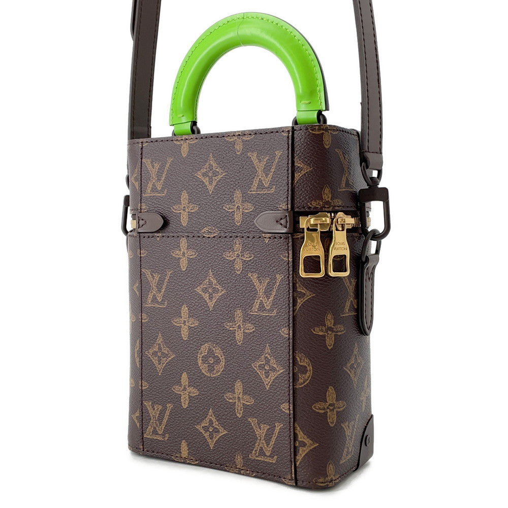 LOUIS VUITTON Vertical Box Trunk GreenM59664 Monogram