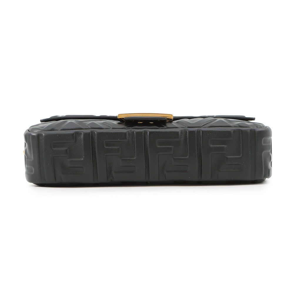 FENDI FF motif baguette Black8BR600 Nappa Leather