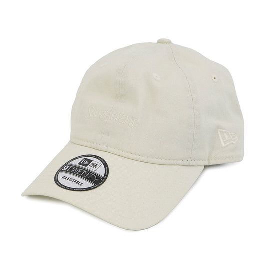 SAINT LAURENT PARIS NEW ERA New Era collaboration cap Size one size Ivory801524 Cotton100%