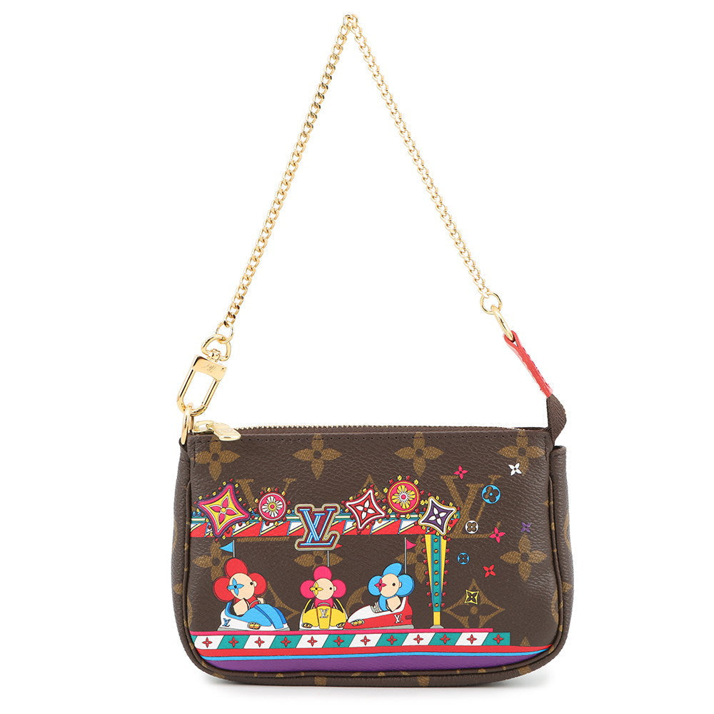 LOUIS VUITTON Mini Pochette Accessoires RedM69976 Monogram Vivienne
