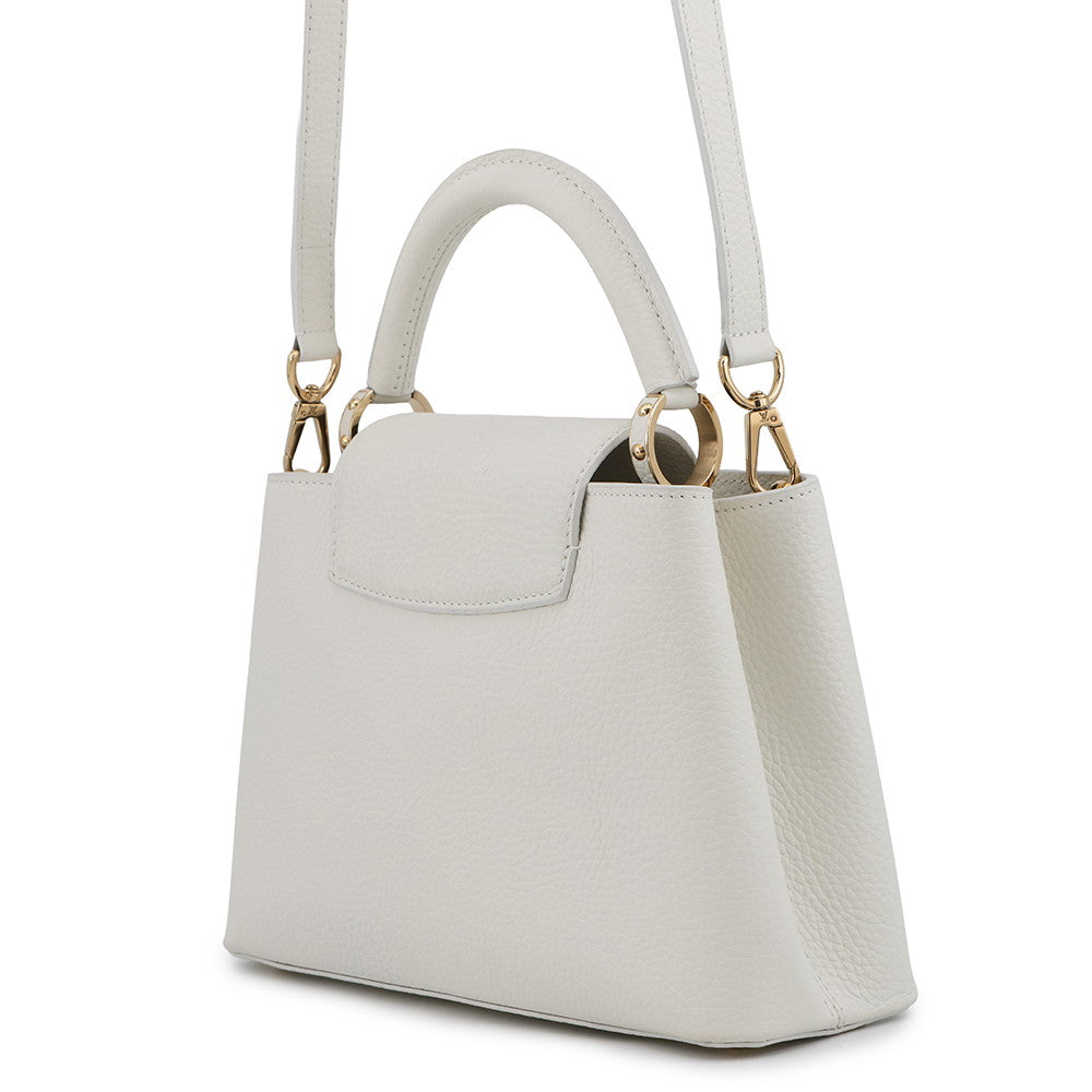 LOUIS VUITTON Capucines BB snowM55832 Taurillon Leather