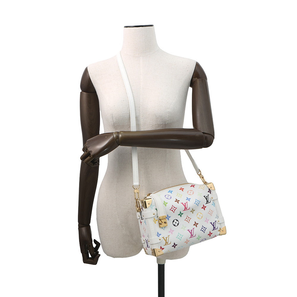 LOUIS VUITTON LV x TM Side Trunk WhiteM14046 Monogram?Multicolor Size MM