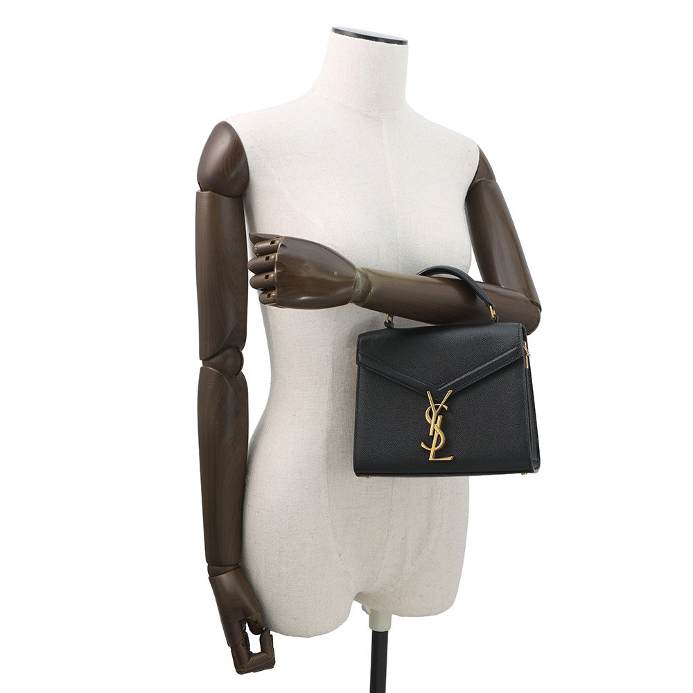 SAINT LAURENT PARIS Cassandra 2wayBag Black623930 Leather Size Mini