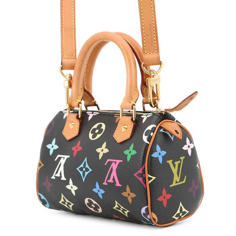 LOUIS VUITTON Mini Speedy NoirM92644 Monogram?Multicolor