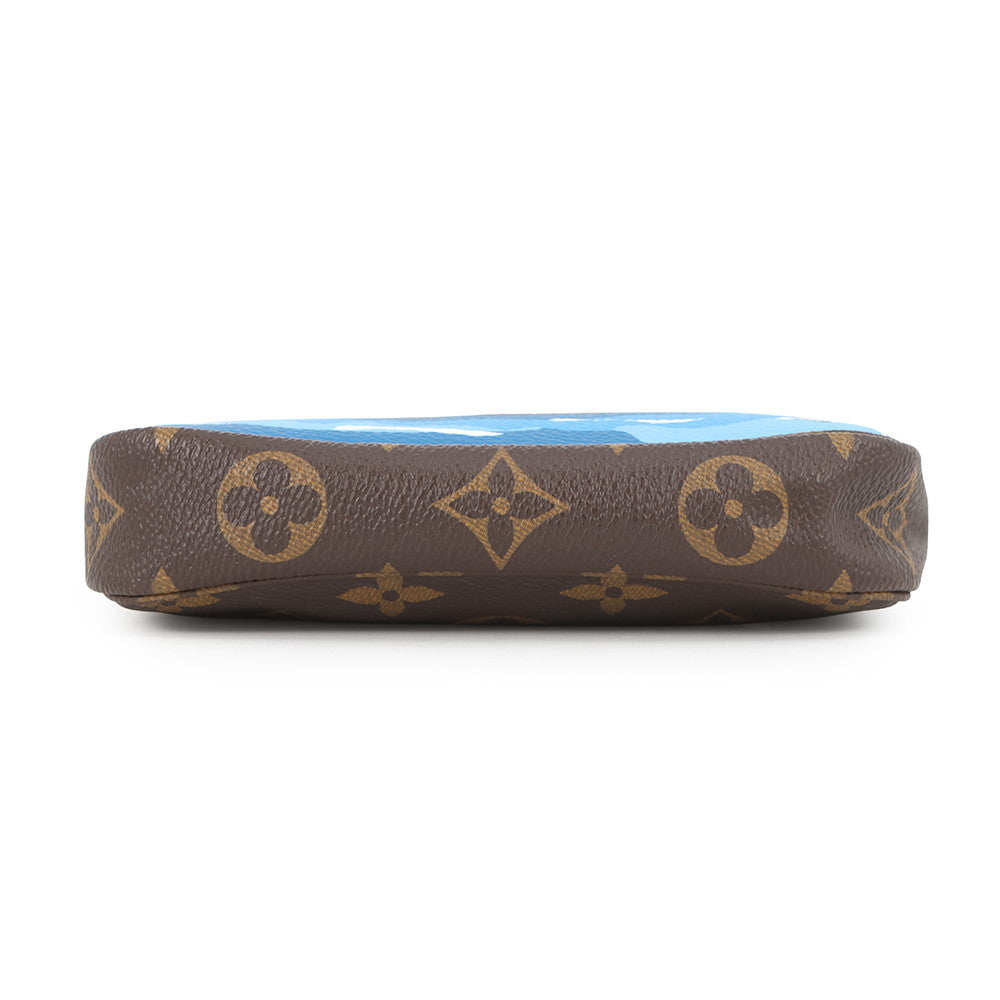 LOUIS VUITTON Mini Pochette Accessoires BlueM68489 Monogram Vivienne