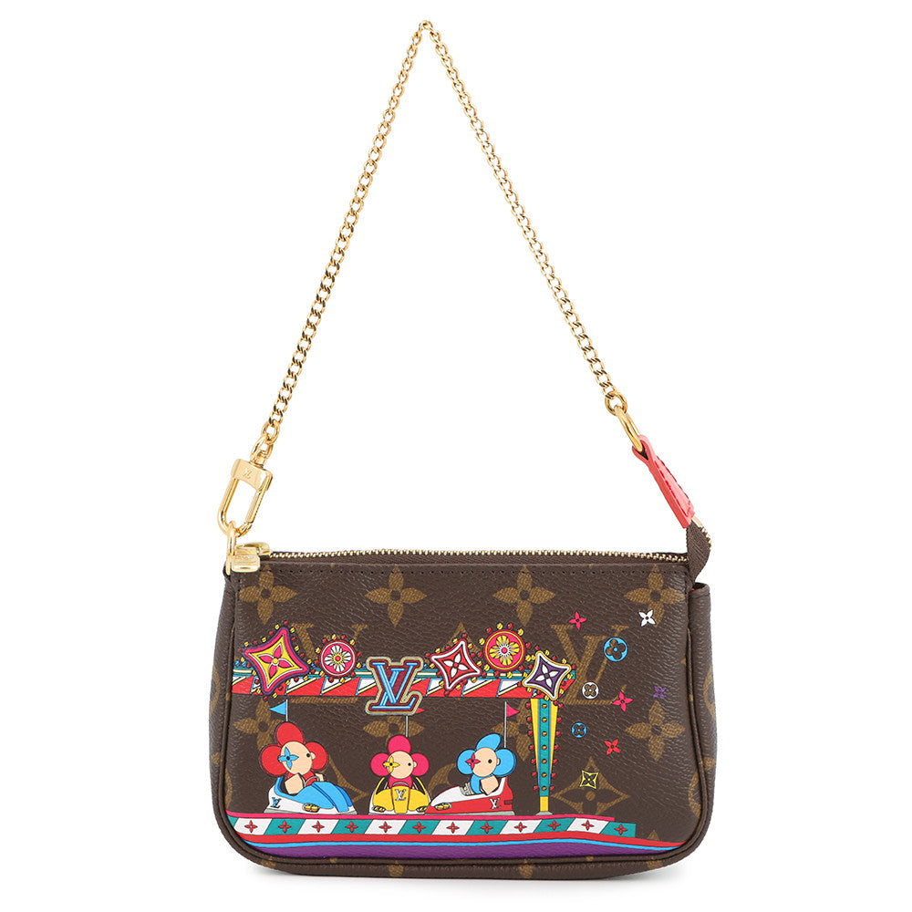 LOUIS VUITTON Mini Pochette Accessoires RedM69976 Monogram Vivienne