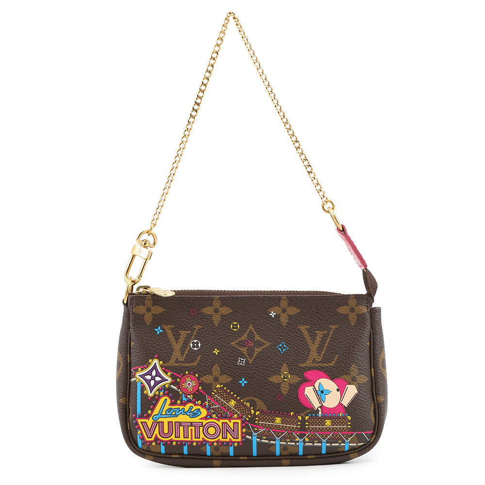 LOUIS VUITTON Mini Pochette Accessoires PinkM69752 Monogram Vivienne