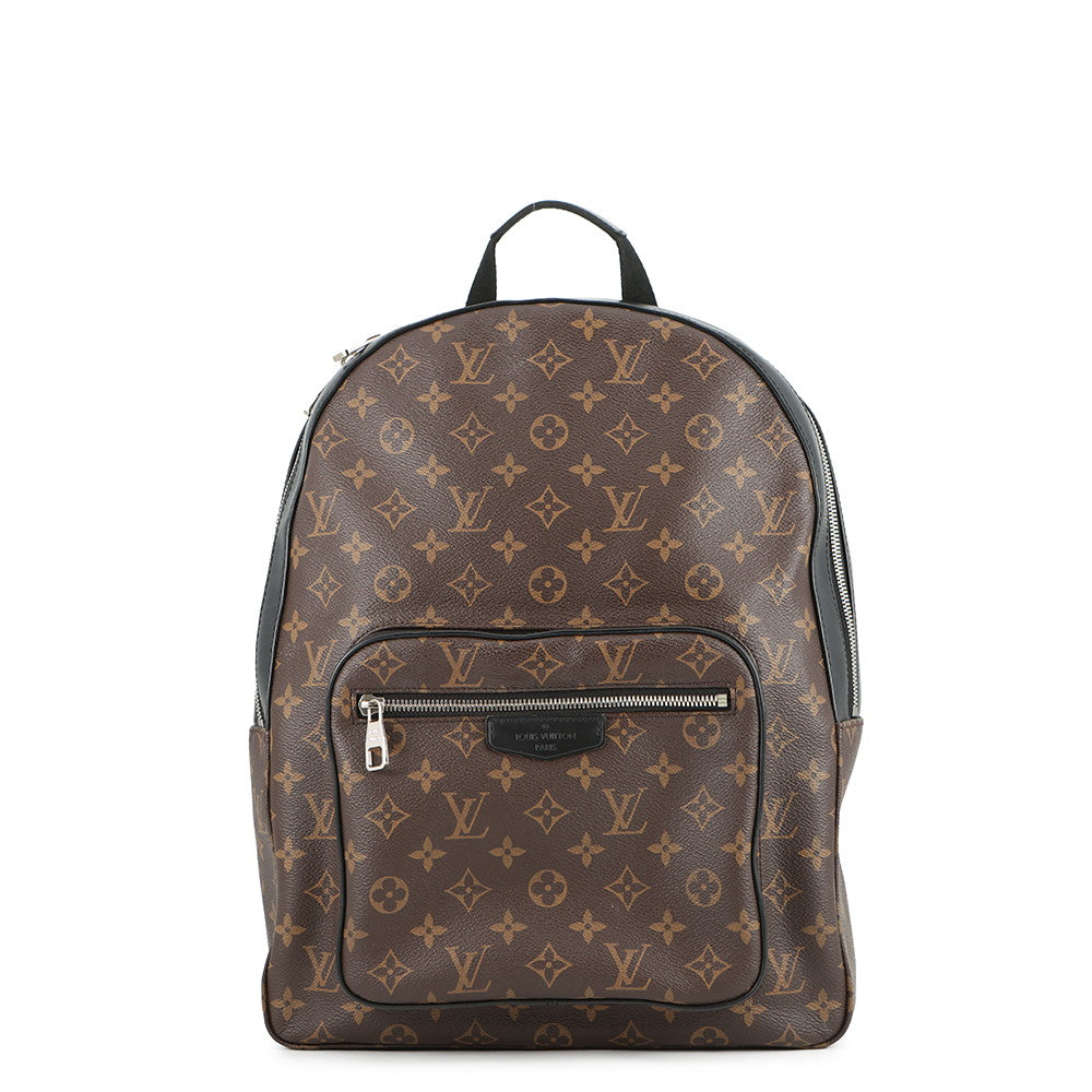 LOUIS VUITTON Josh NV Brown/NoirM45349 Monogram Macassar Canvas