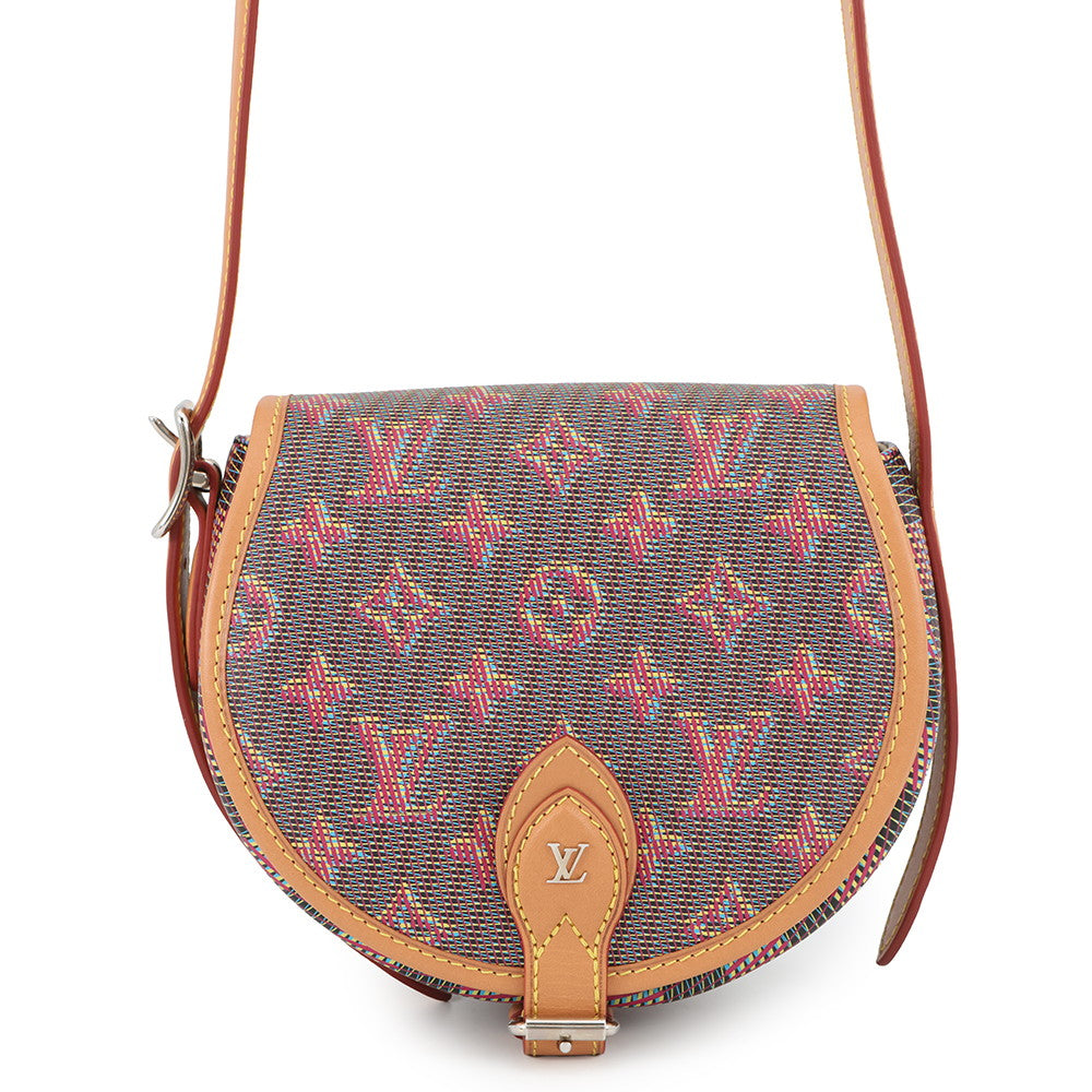 LOUIS VUITTON Tambourine Pink/MulticolorM55460 Monogram LV Pop Leather