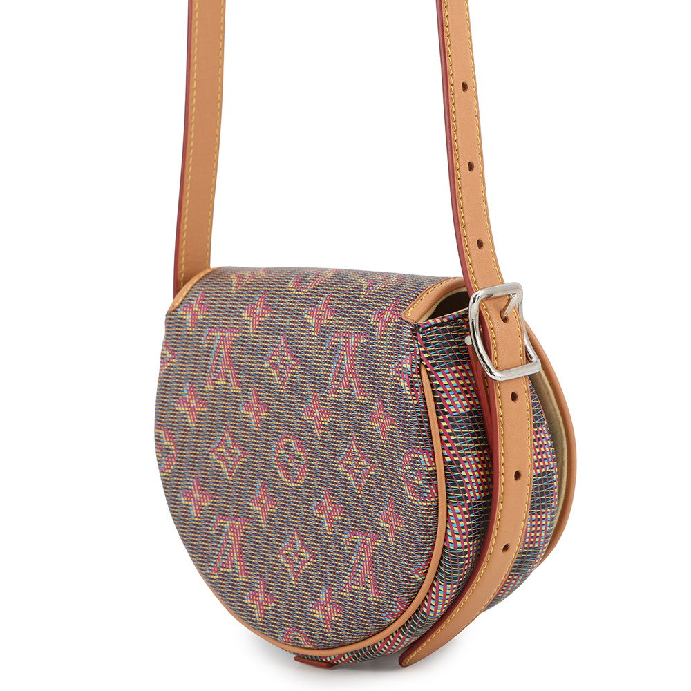LOUIS VUITTON Tambourine Pink/MulticolorM55460 Monogram LV Pop Leather