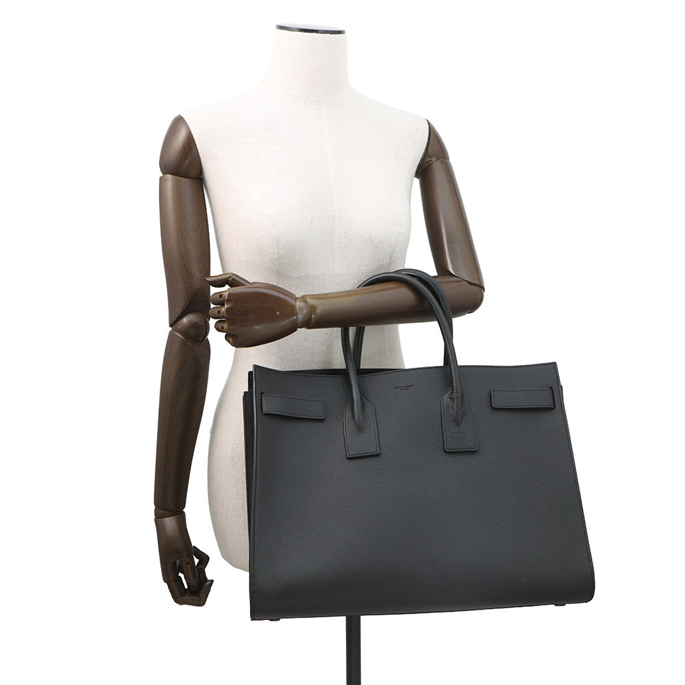 SAINT LAURENT PARIS Sac de Jules Black441571 Calf Leather Size Large