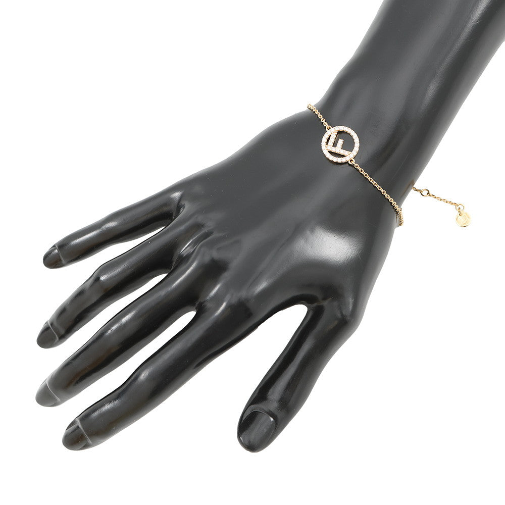 FENDI F is FENDI Bracelet8AG761 Metal Zirconia Stone