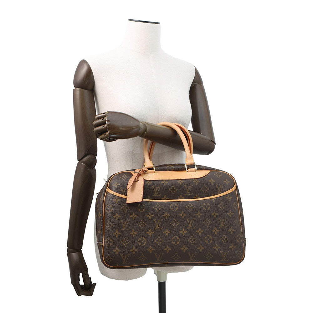 LOUIS VUITTON Deauville Bowling Vanity BeigeM47270 Monogram
