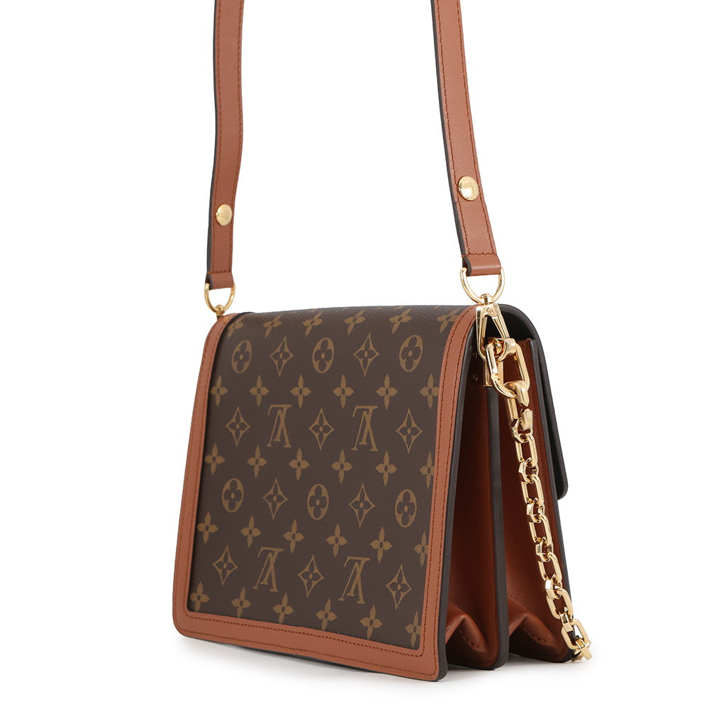 LOUIS VUITTON Dauphine NoirM45958 Monogram Monogram Reverse Canvas Size MM