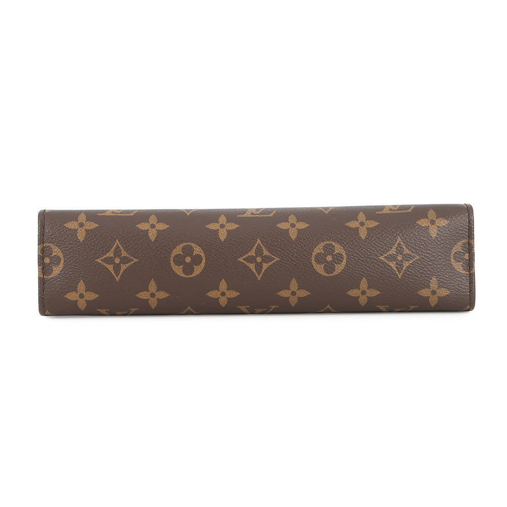 LOUIS VUITTON Toiletry Pouch on Chain BrownM81412 Monogram