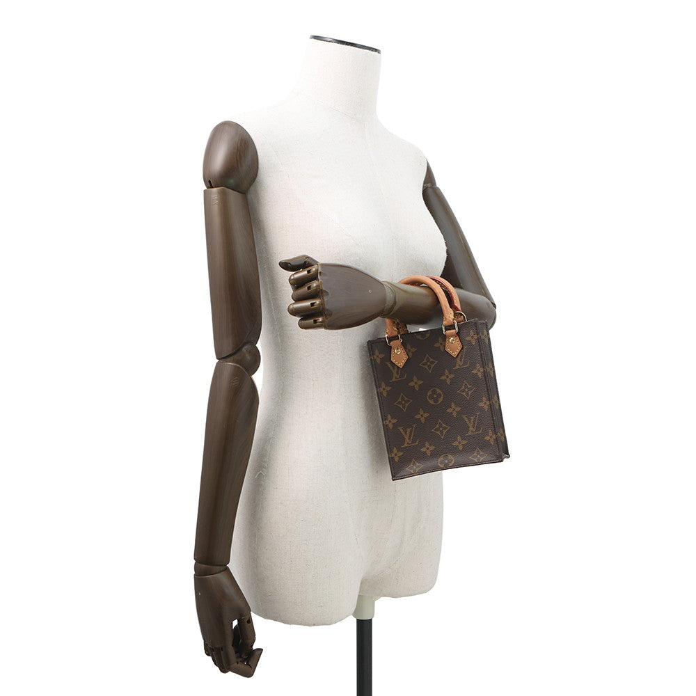 LOUIS VUITTON Petit Sac Plat BrownM81295 Monogram