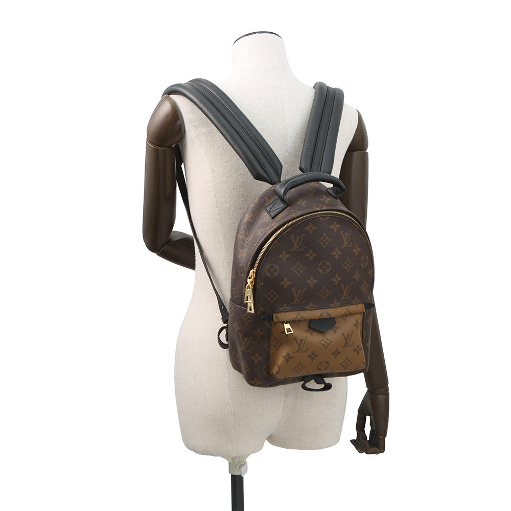 LOUIS VUITTON Palm Springs Backpack NoirM44870 Monogram Monogram Reverse Canvas Size PM