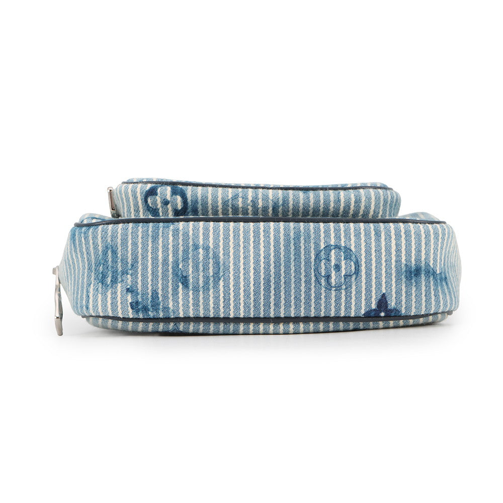LOUIS VUITTON Outdoors / Pochette BlueM80462 Monogram Watercolor