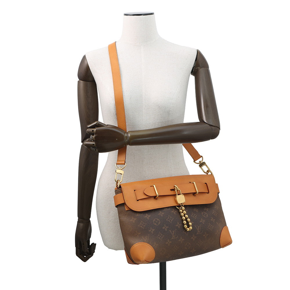 LOUIS VUITTON Steamer?Crossbody BrownM11533 Monogram?Dust