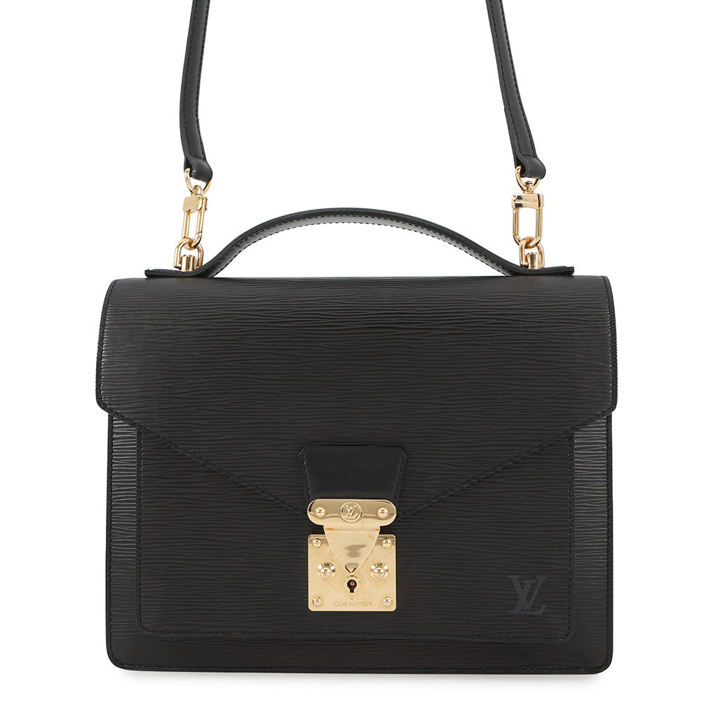 LOUIS VUITTON Monceau NoirM52122 Epi Leather