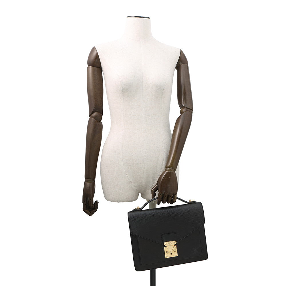 LOUIS VUITTON Monceau NoirM52122 Epi Leather