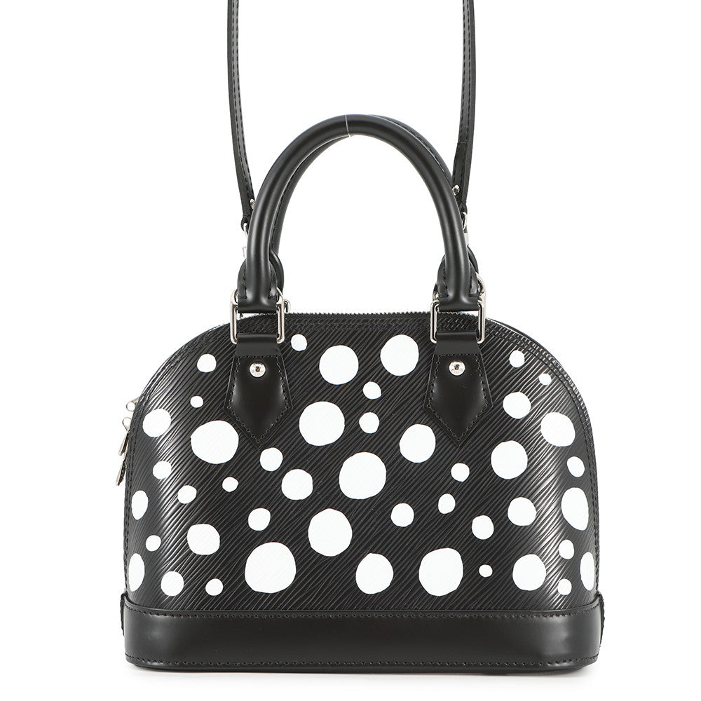 LOUIS VUITTON LVxYK Alma BB Yayoi Kusama Collaboration NoirM21699 Epi Leather Infinity Dot Size BB