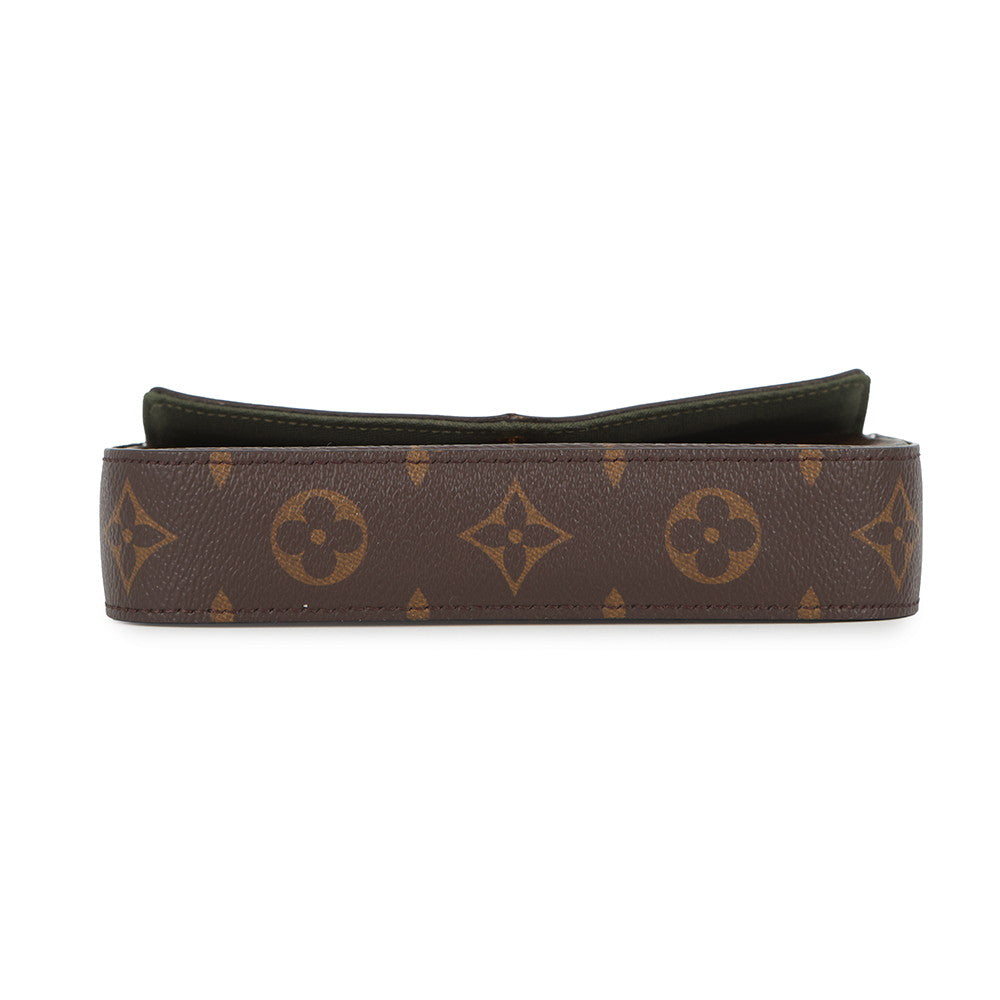LOUIS VUITTON Multiie Pochette GreenM80091 Monogram