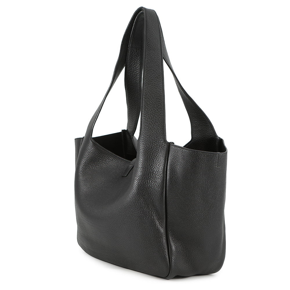 SAINT LAURENT PARIS LE 5 7 BEA Le Cincassette Bear Tote Bag Black763435 Deer Leather