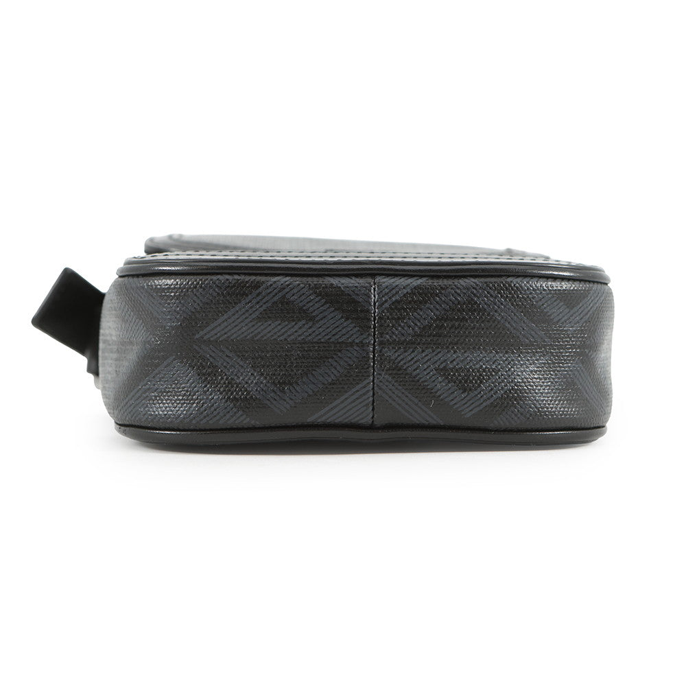 Dior CD Diamond Hit the Road Vertical Pouch Shoulder Bag Black2ESCA415CDP_H43E PVC Leather